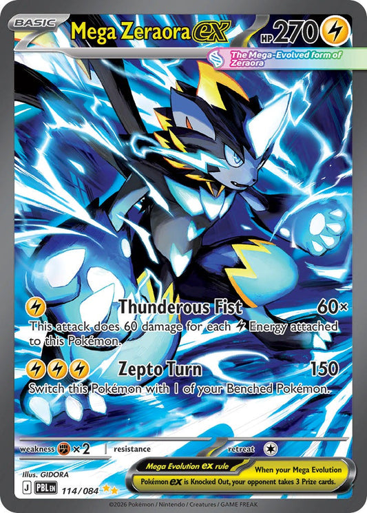 Mega Zeraora EX 114/084
