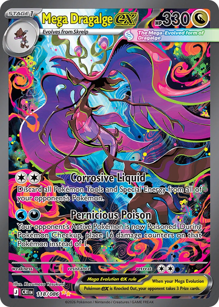 Mega Dragalge EX 118/086