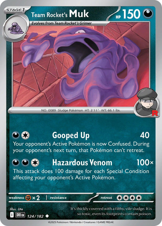 Team Rockets Muk 124/182