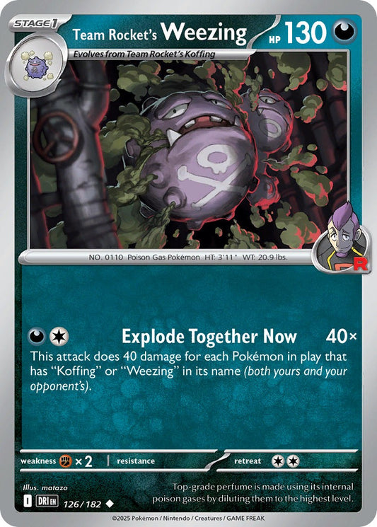 Team Rockets Weezing 126/182