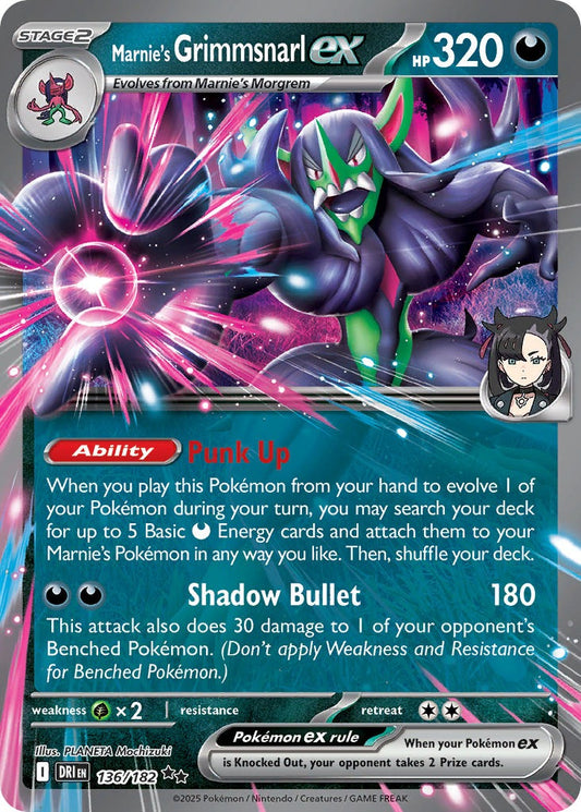 Marnies Grimmsnarl EX 136/182