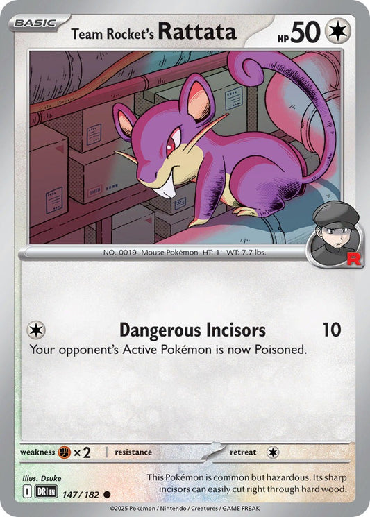 Team Rockets Rattata 147/182