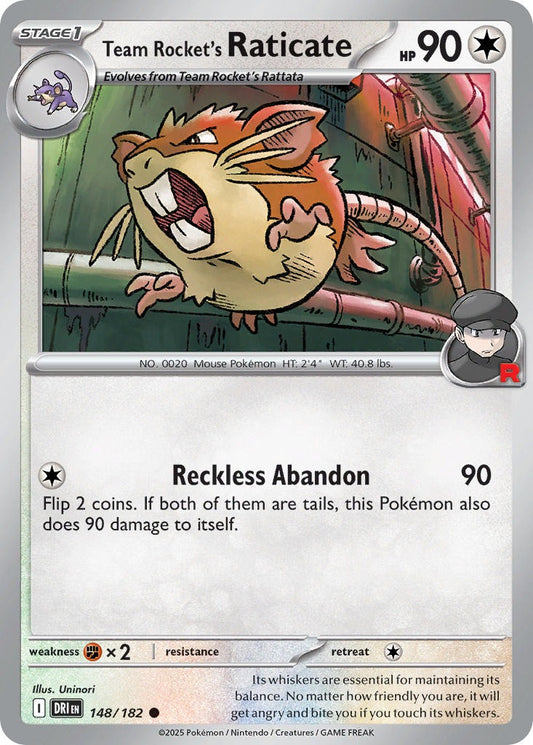 Team Rockets Raticate 148/182