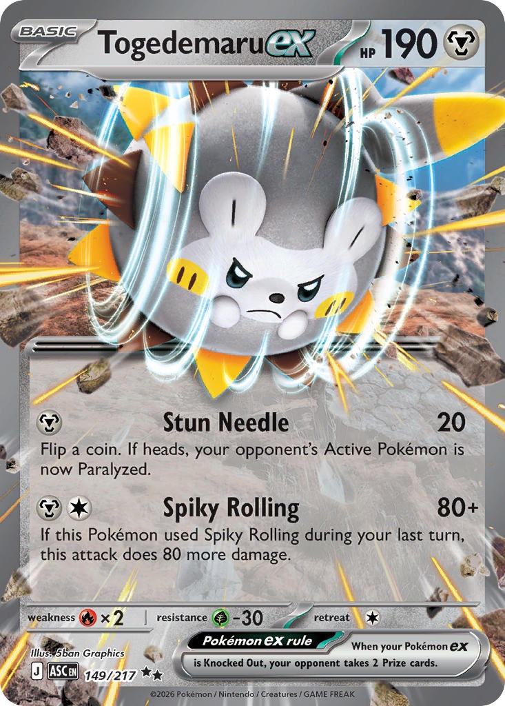 Togedemaru EX 149/217