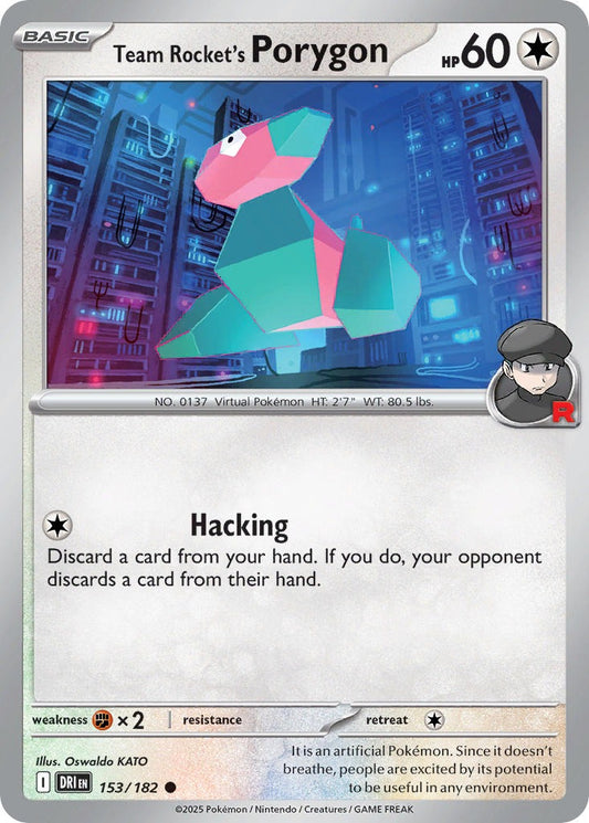Team Rockets Porygon 153/182