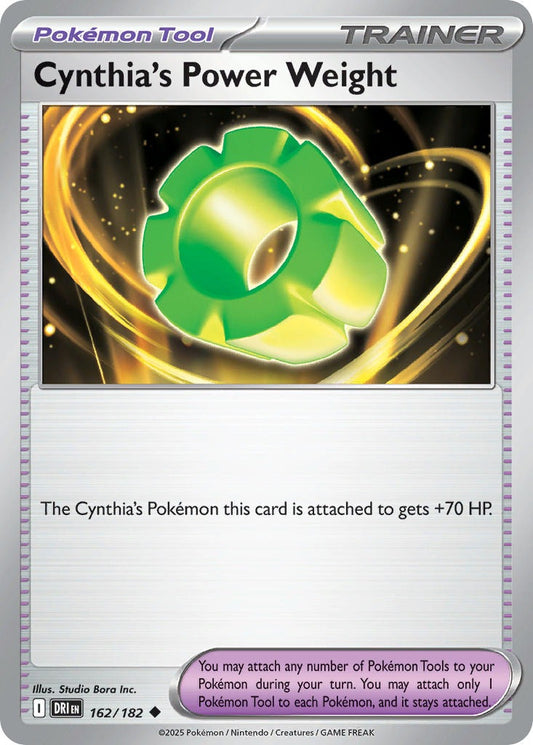 Cynthias Power Weight 162/182