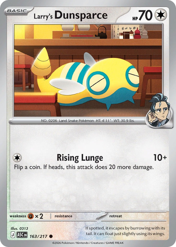 Larrys Dunsparce 163/217