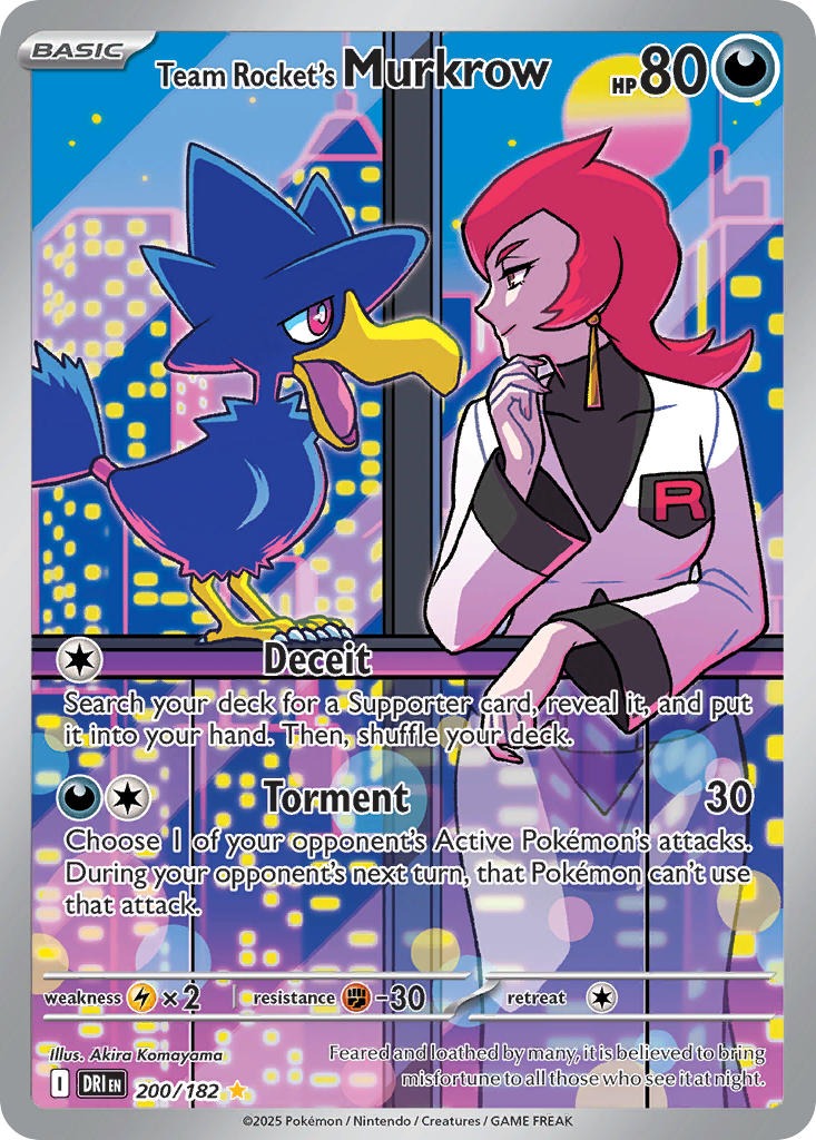 Team Rockets Murkrow 200/182