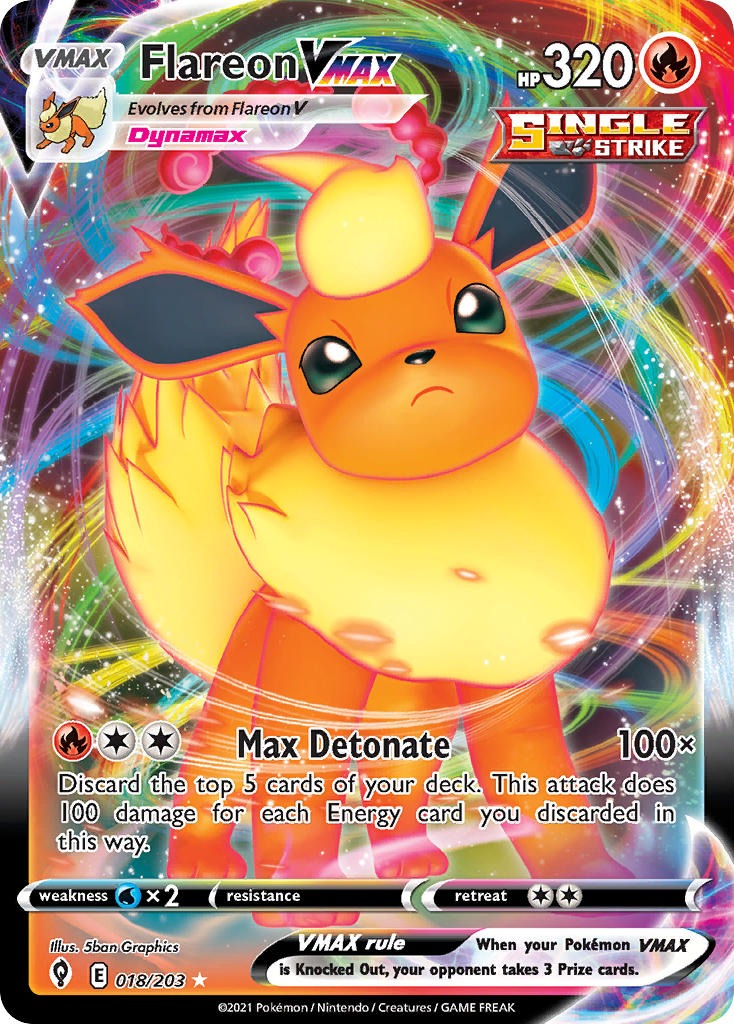 Flareon Vmax 018/203
