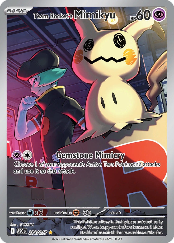 Team Rockets Mimikyu 238/217