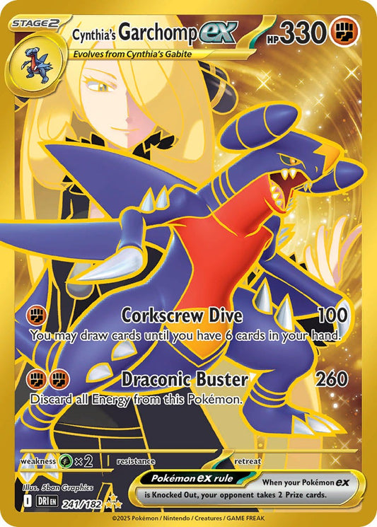 Cynthias Garchomp EX 241/182