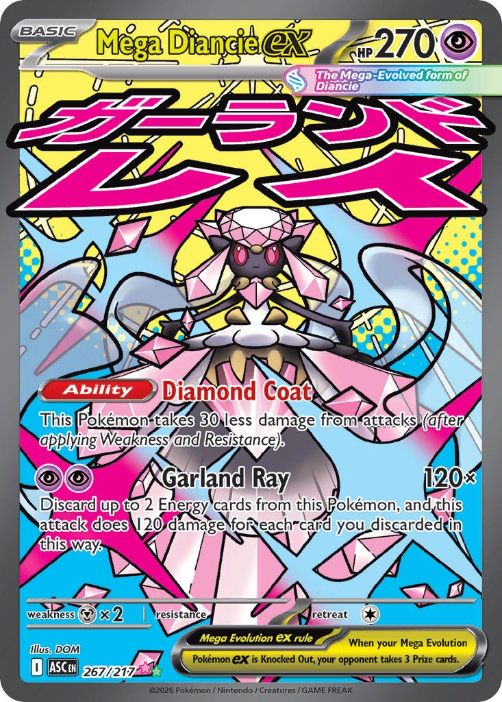 Mega Diancie EX 267/217