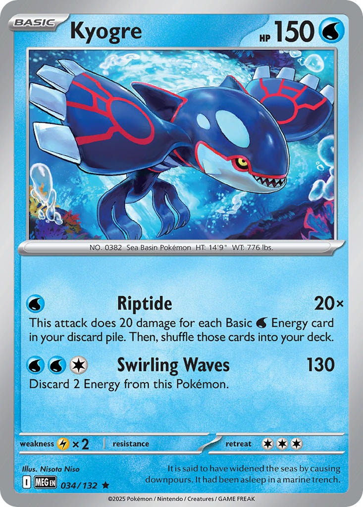 Kyogre 034/132