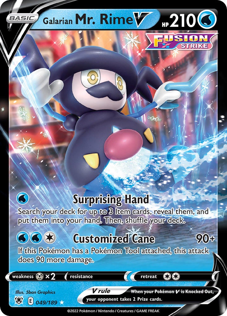 Galarian Mr Rime V 049/189