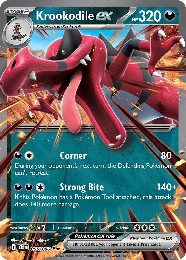 Krookodile EX 055/086