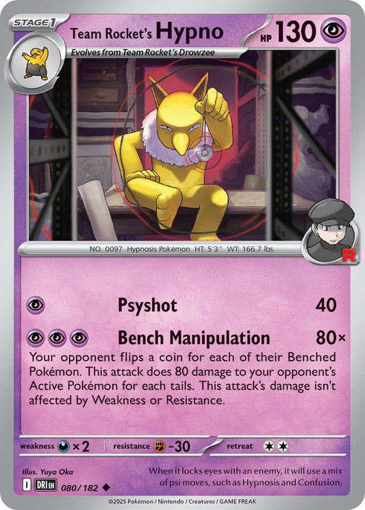 Team Rockets Hypno 080/182