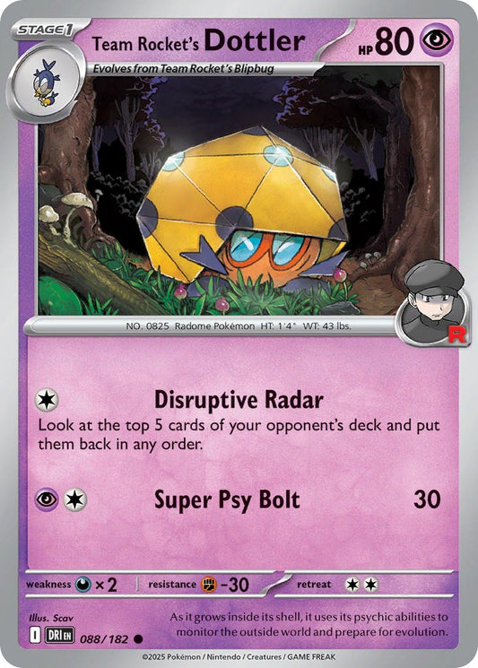 Team Rocket's Dottler 088/182