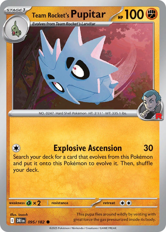 Team Rocket's Pupitar 095/182