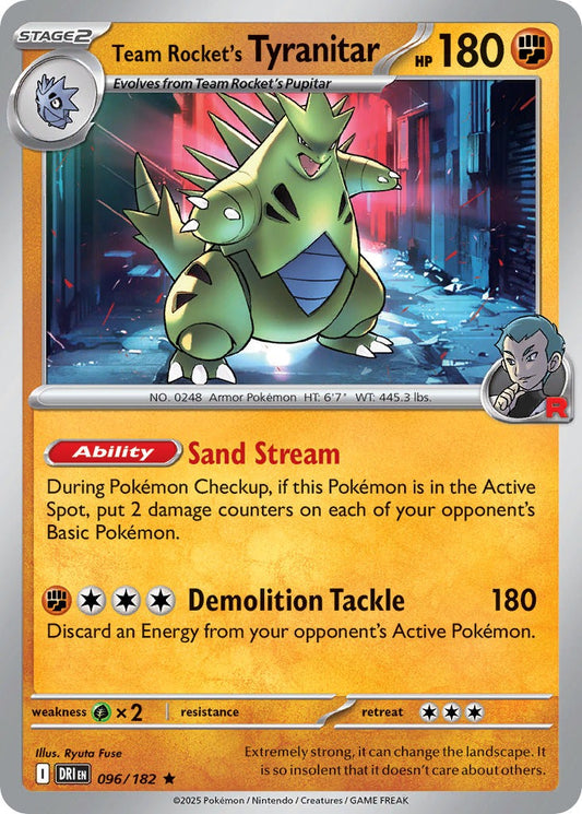 Team Rockets Tyranitar 096/182