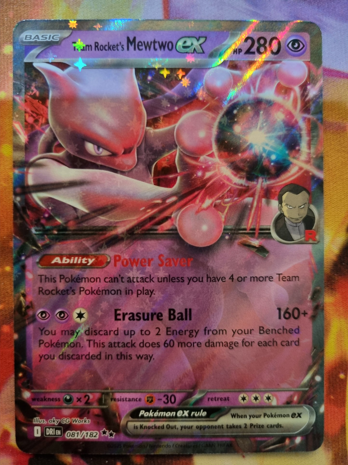 Team Rockets Mewtwo EX 081/182