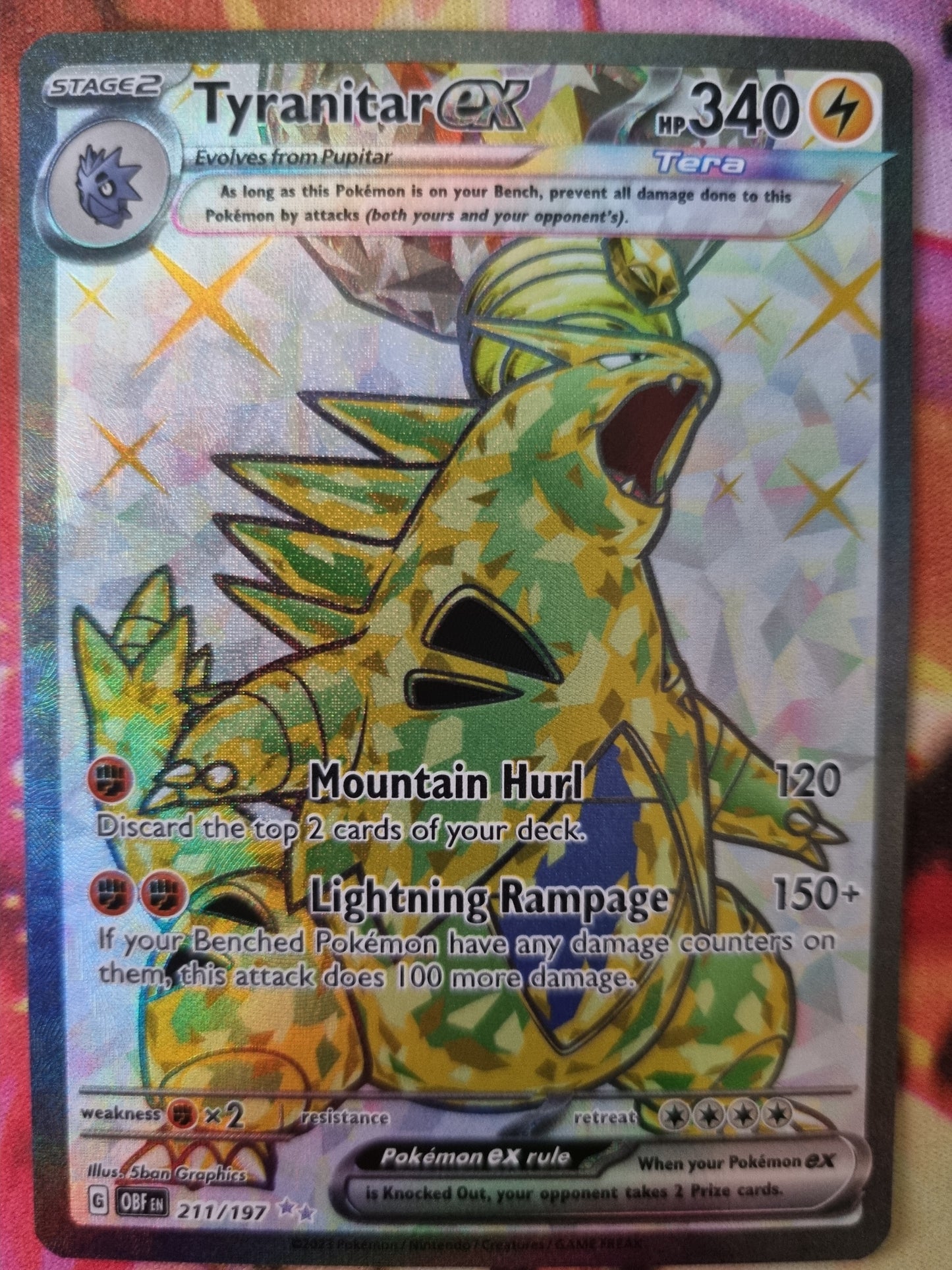 Tyranitar EX 211/197