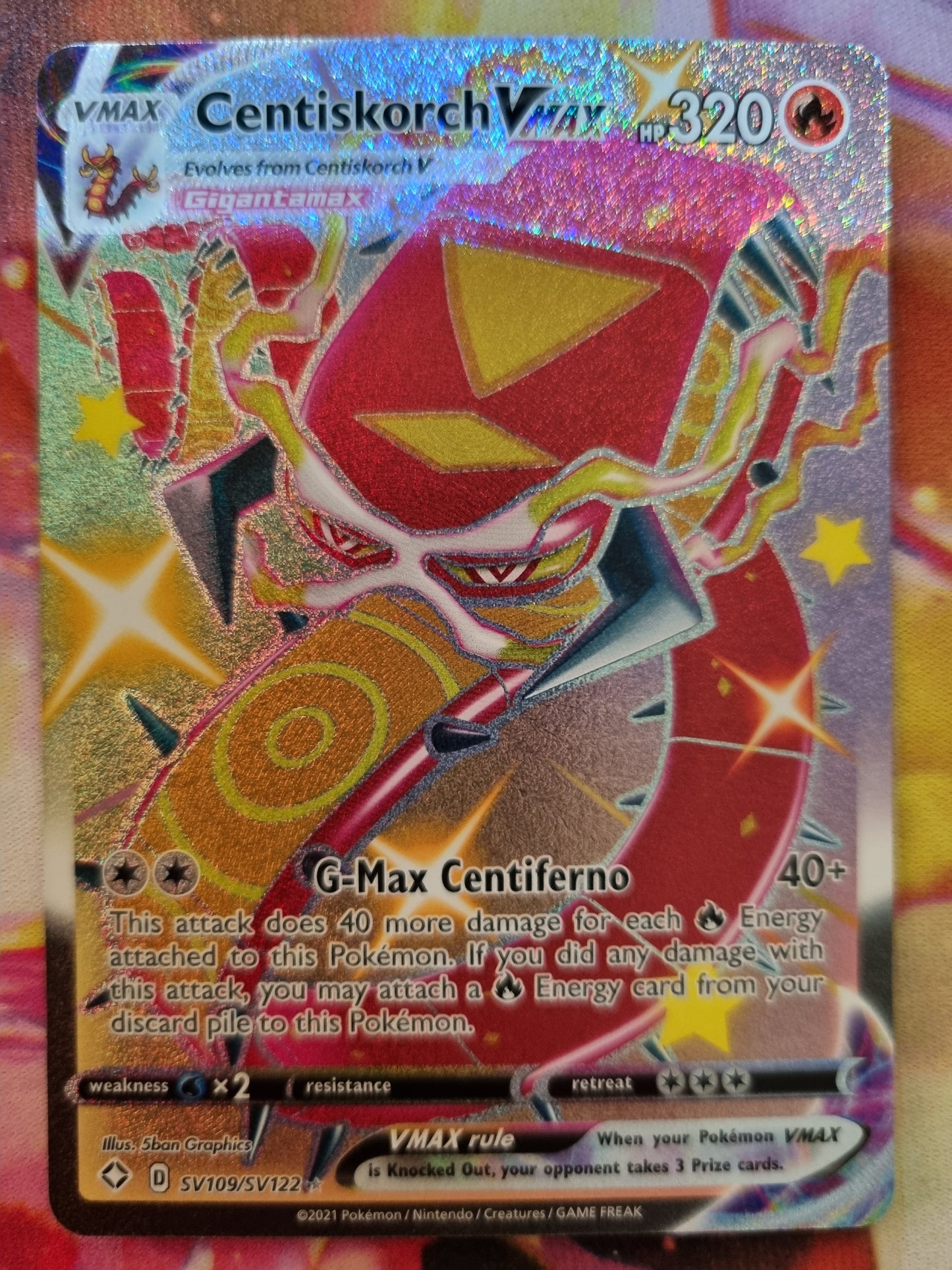 Centiskorch Vmax SV109/SV122