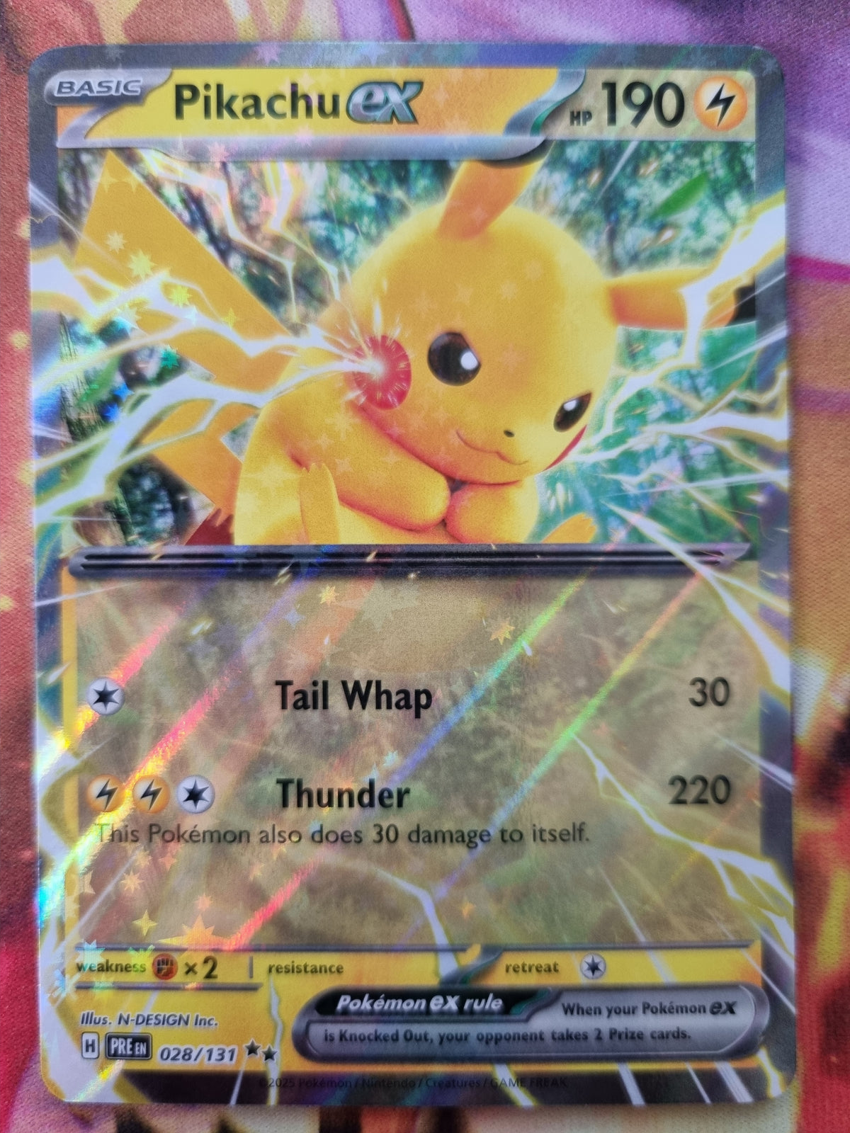 Pikachu EX 028/131
