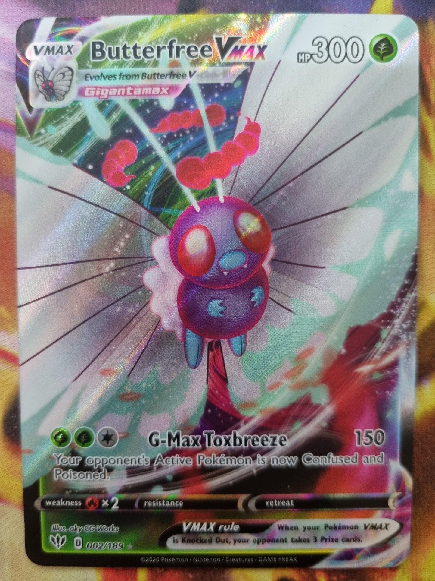 Butterfree Vmax 002/189