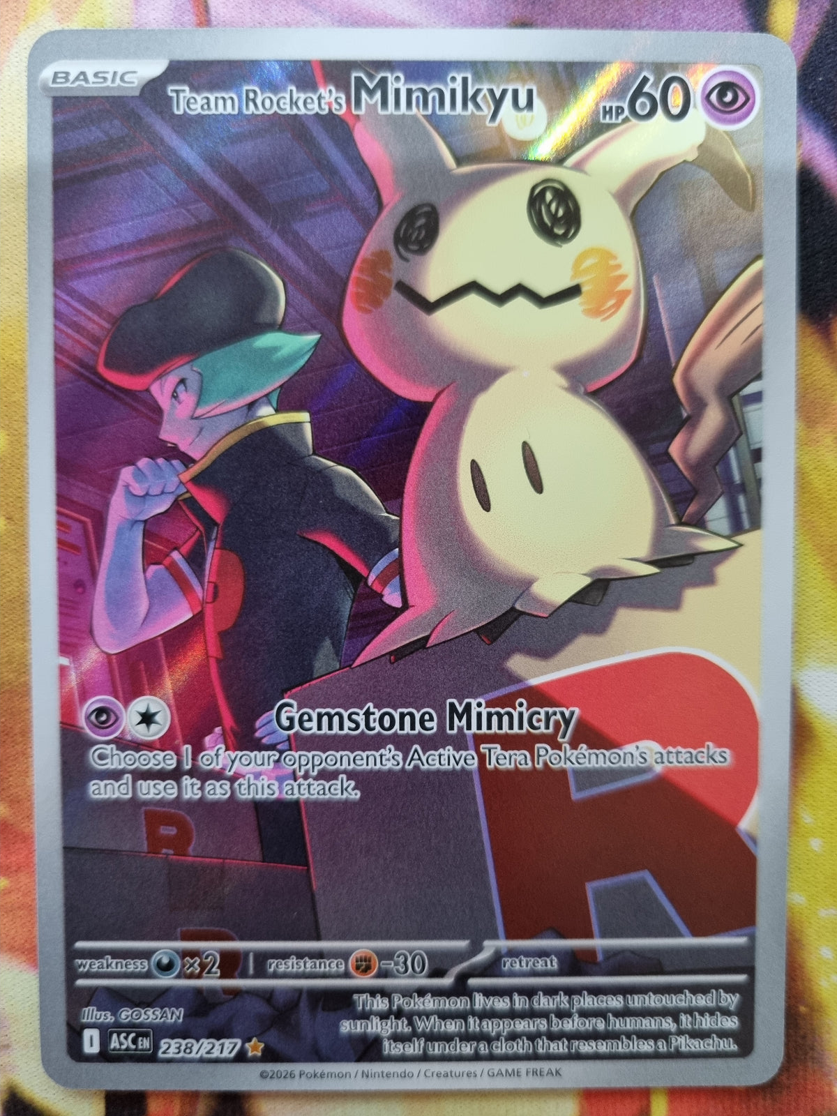 Team Rockets Mimikyu 238/217