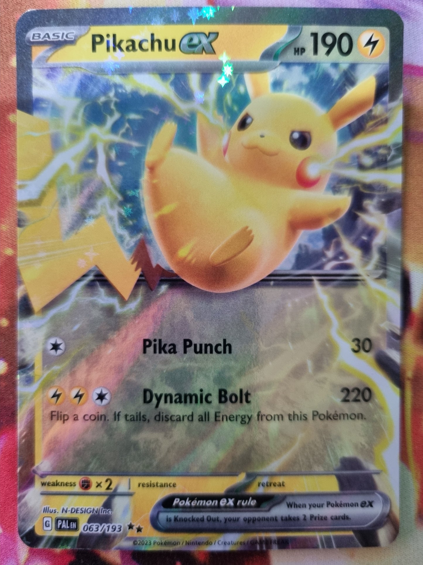 Pikachu EX 063/193