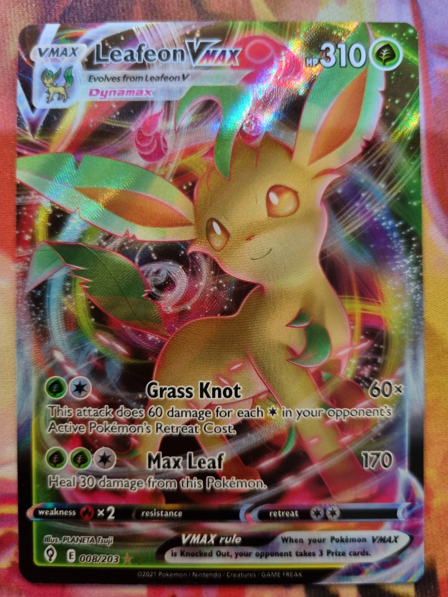 Leafeon Vmax 008/203