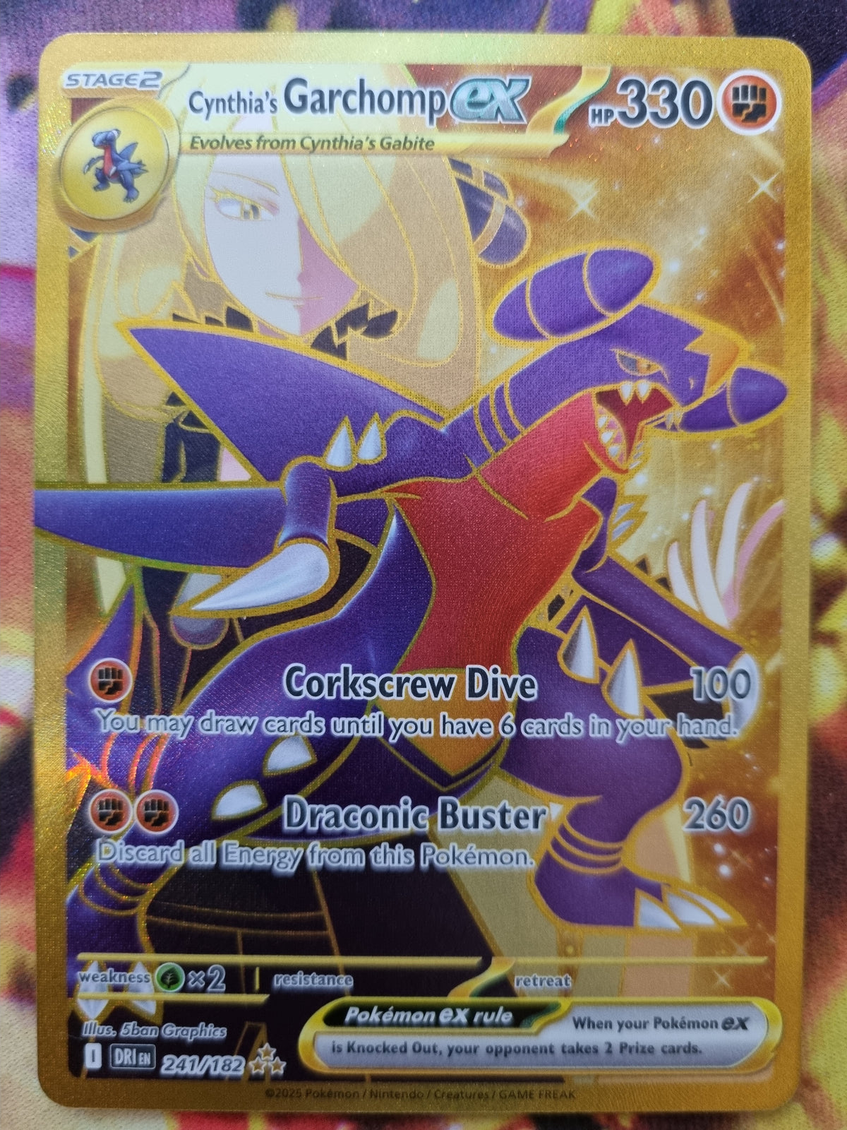 Cynthias Garchomp EX 241/182