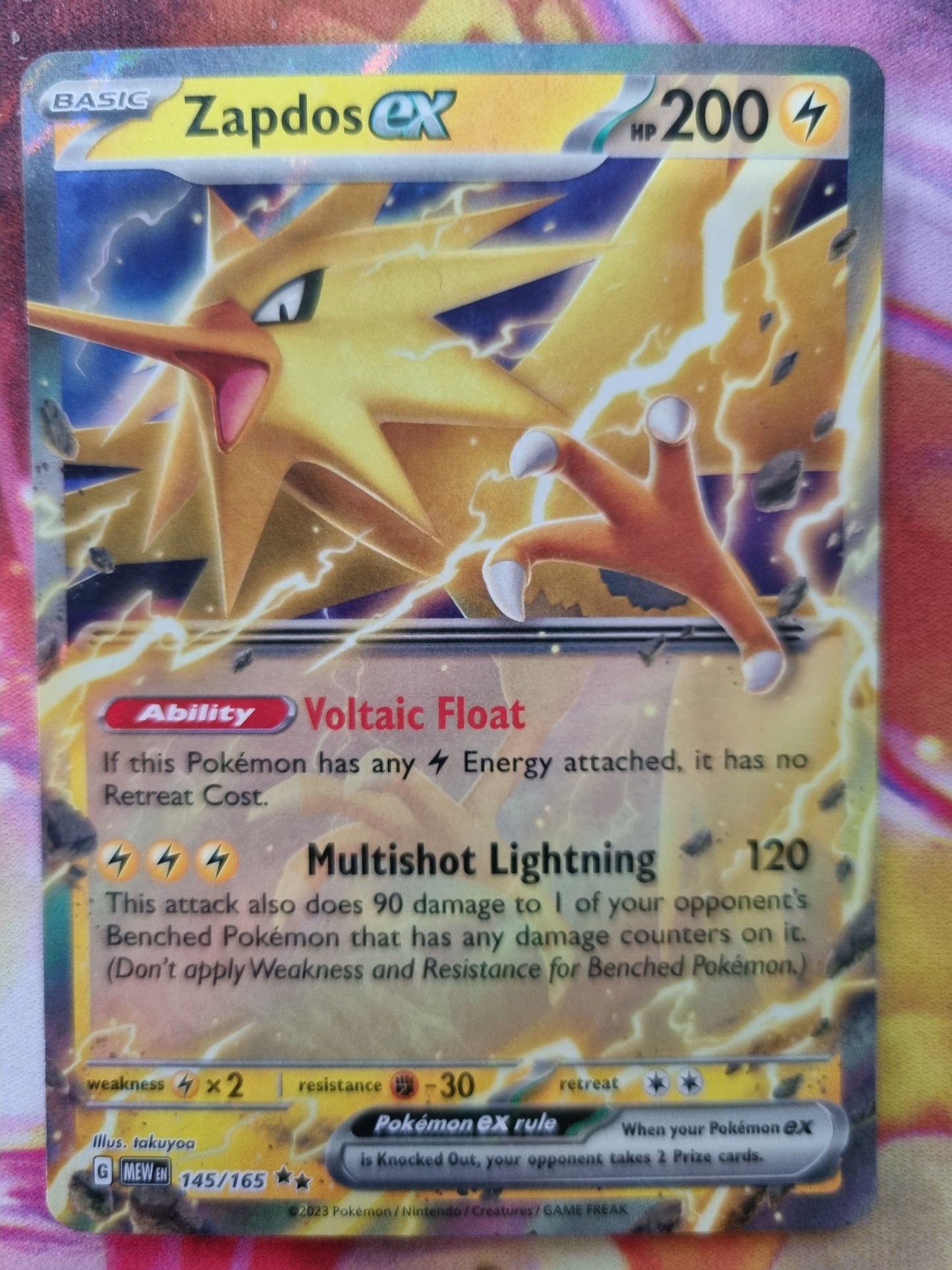 Zapdos EX 145/165