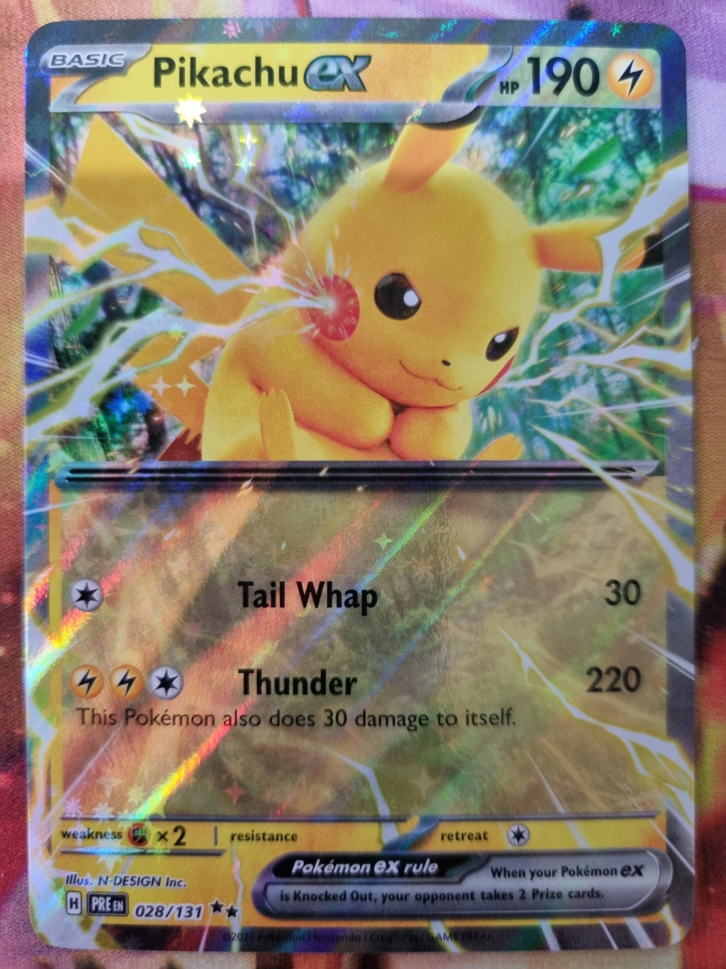 Pikachu EX 028/131
