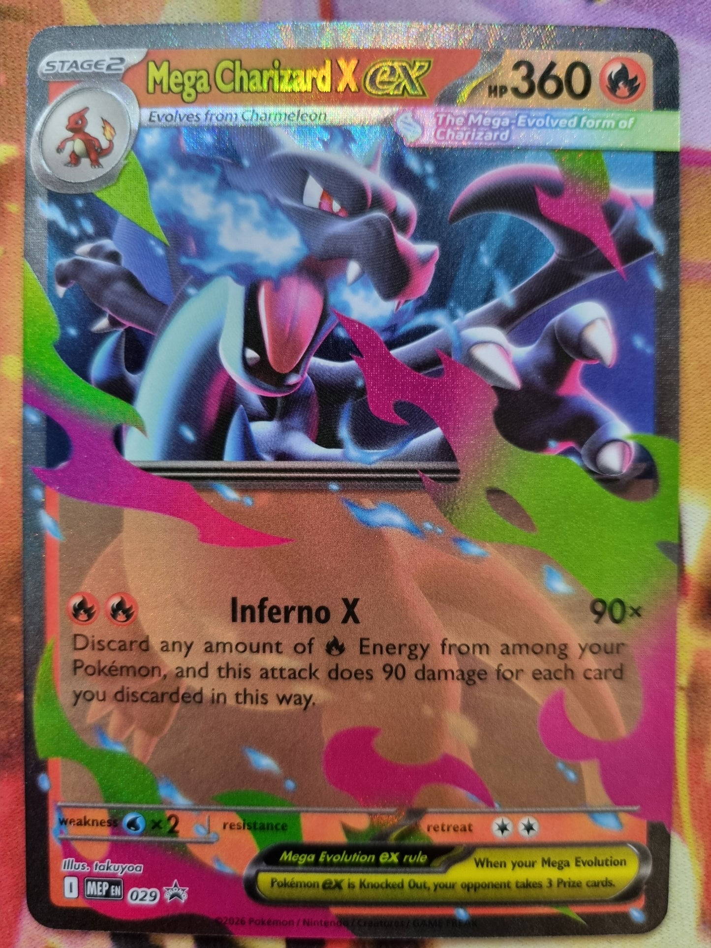 Mega Charizard X EX MEP 029