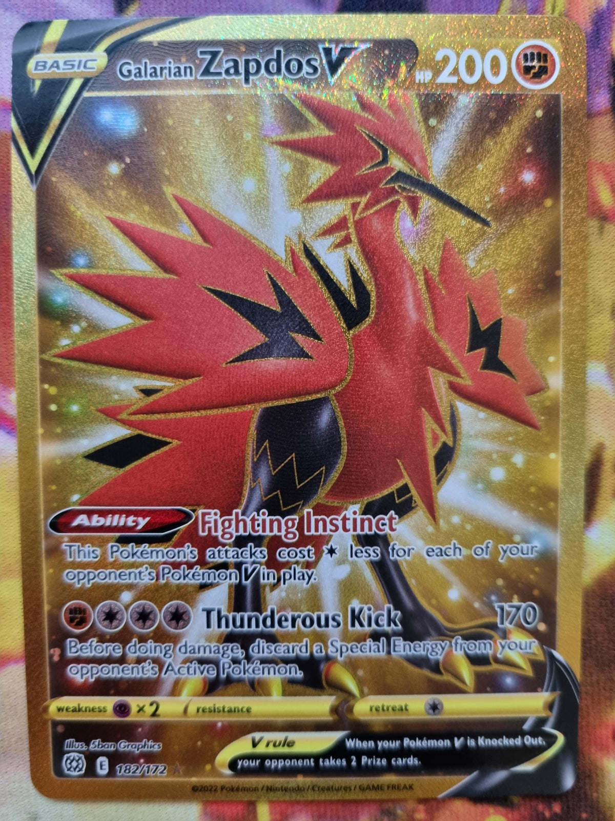 Galarian Zapdos V 182/172