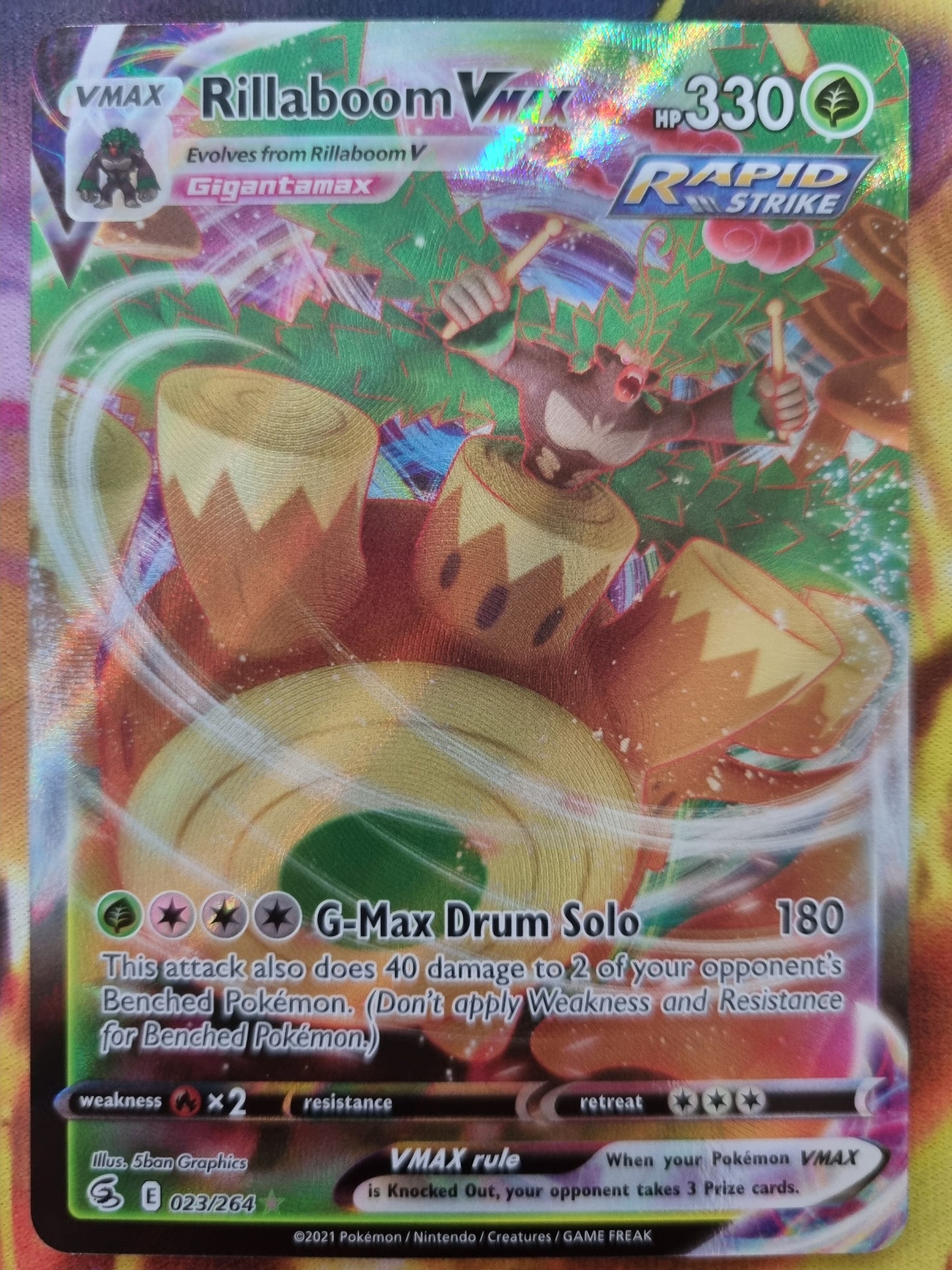 Rillaboom Vmax 023/264