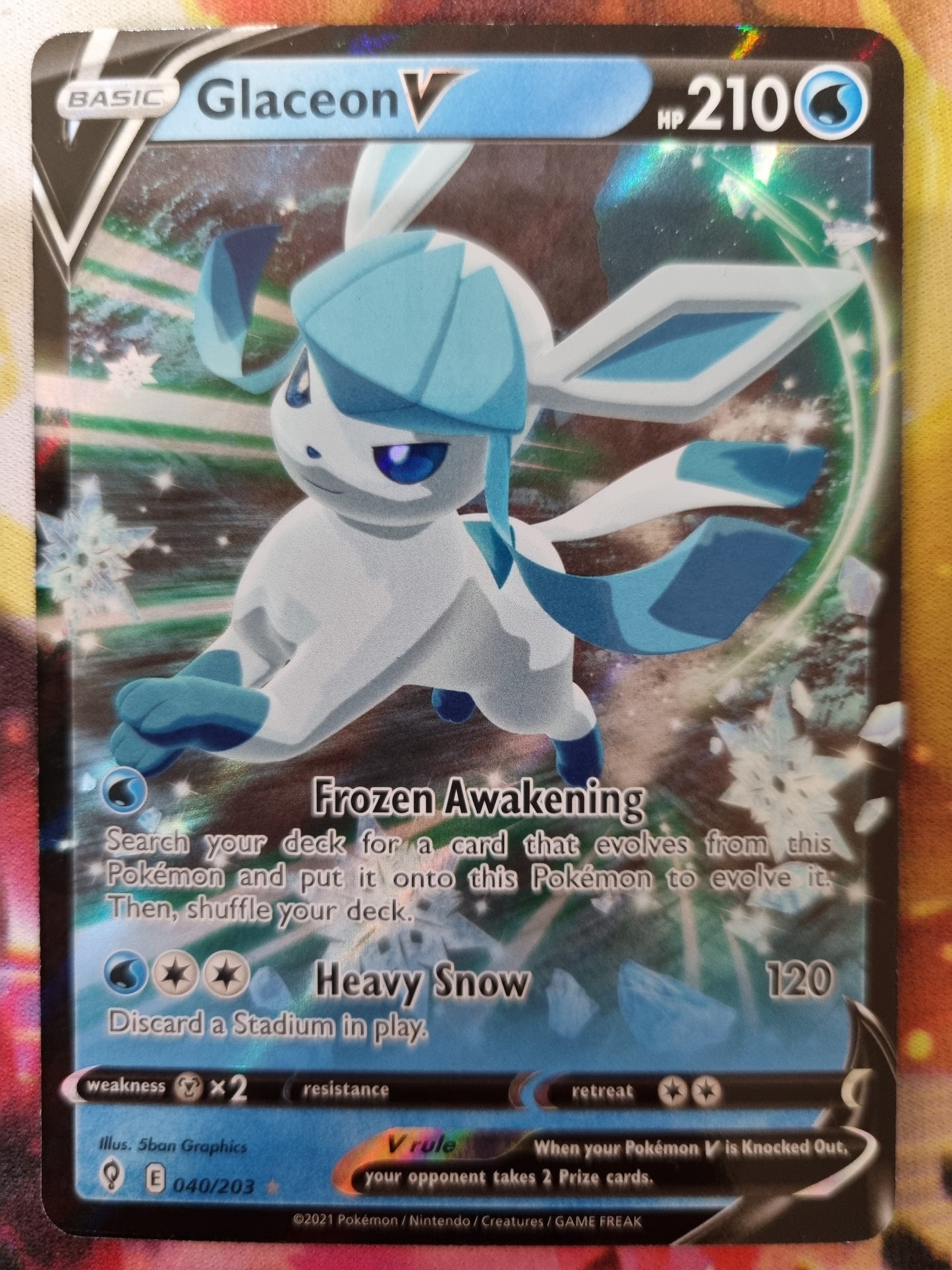 Glaceon V 040/203