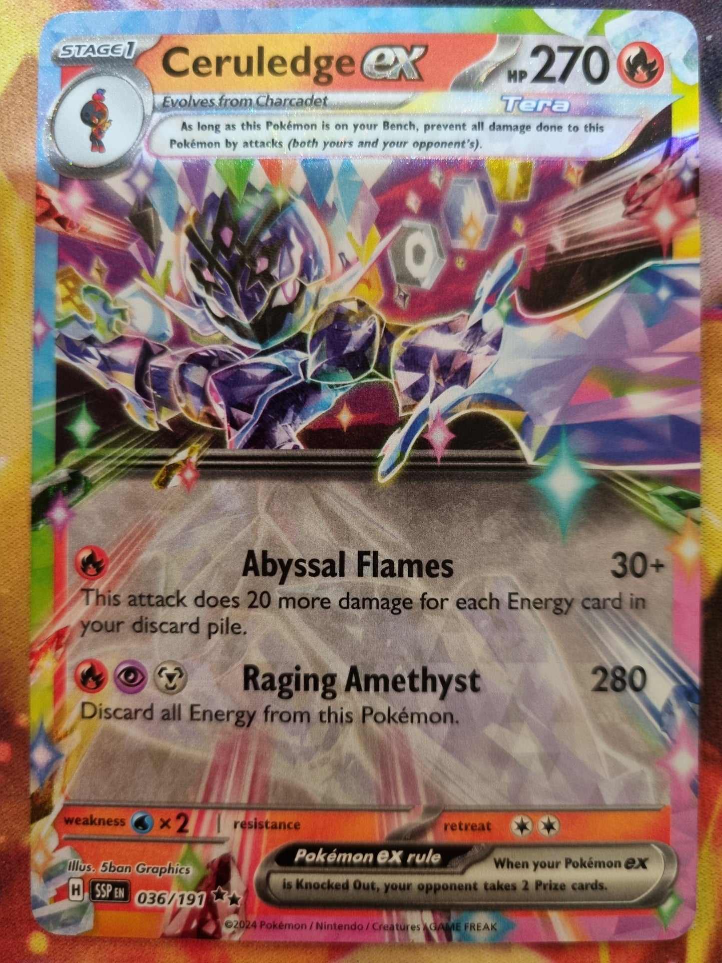 Ceruledge EX 036/191