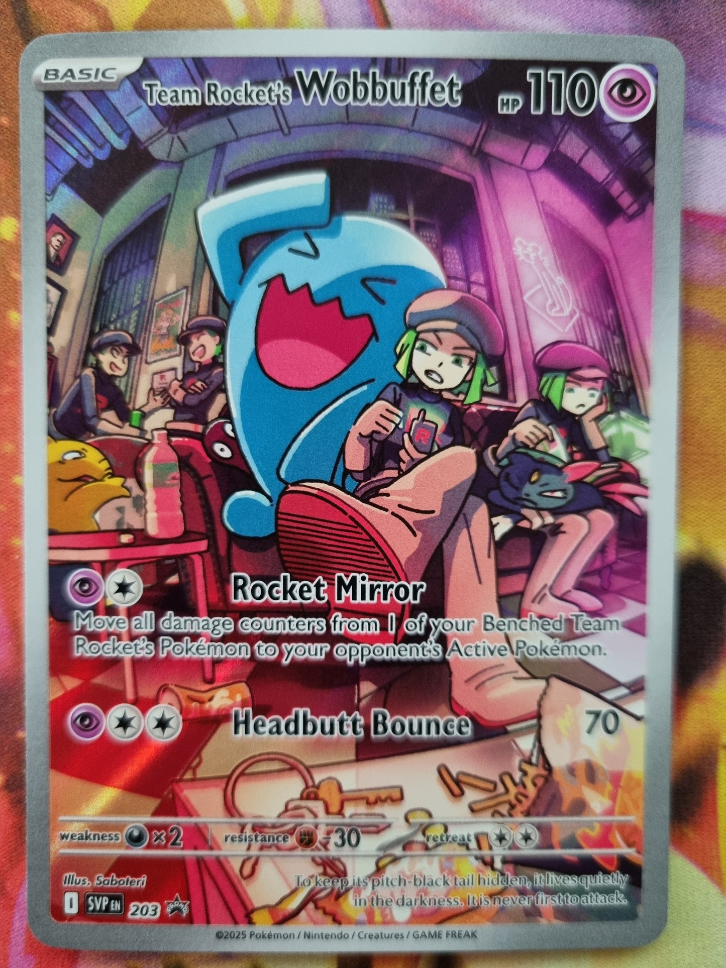 Team Rockets Wobbuffet SVP 203