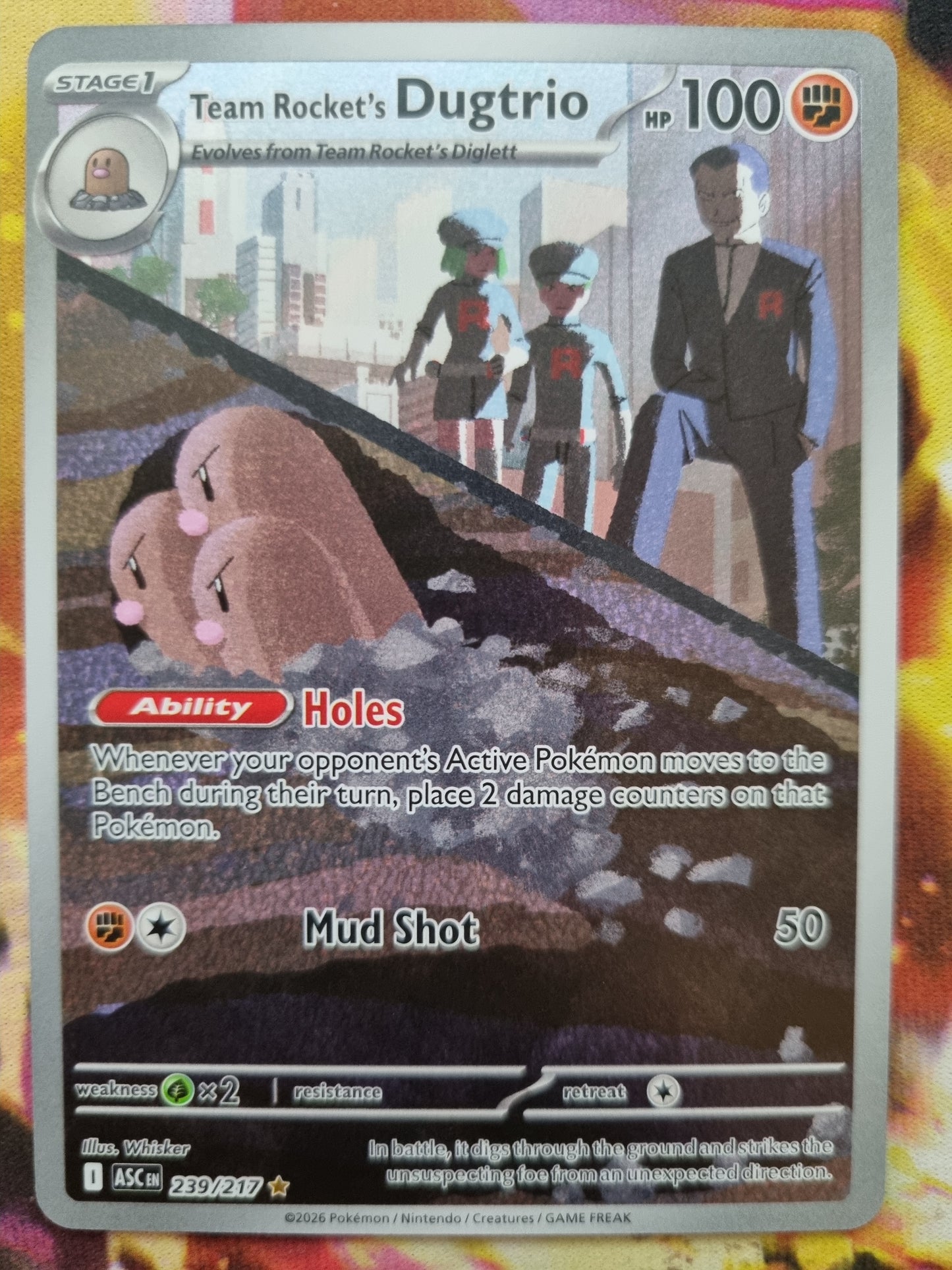 Team Rockets Dugtrio 239/217