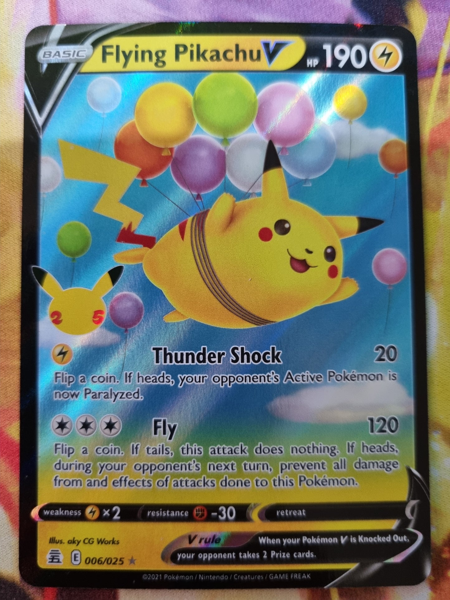Flying Pikachu V 006/025