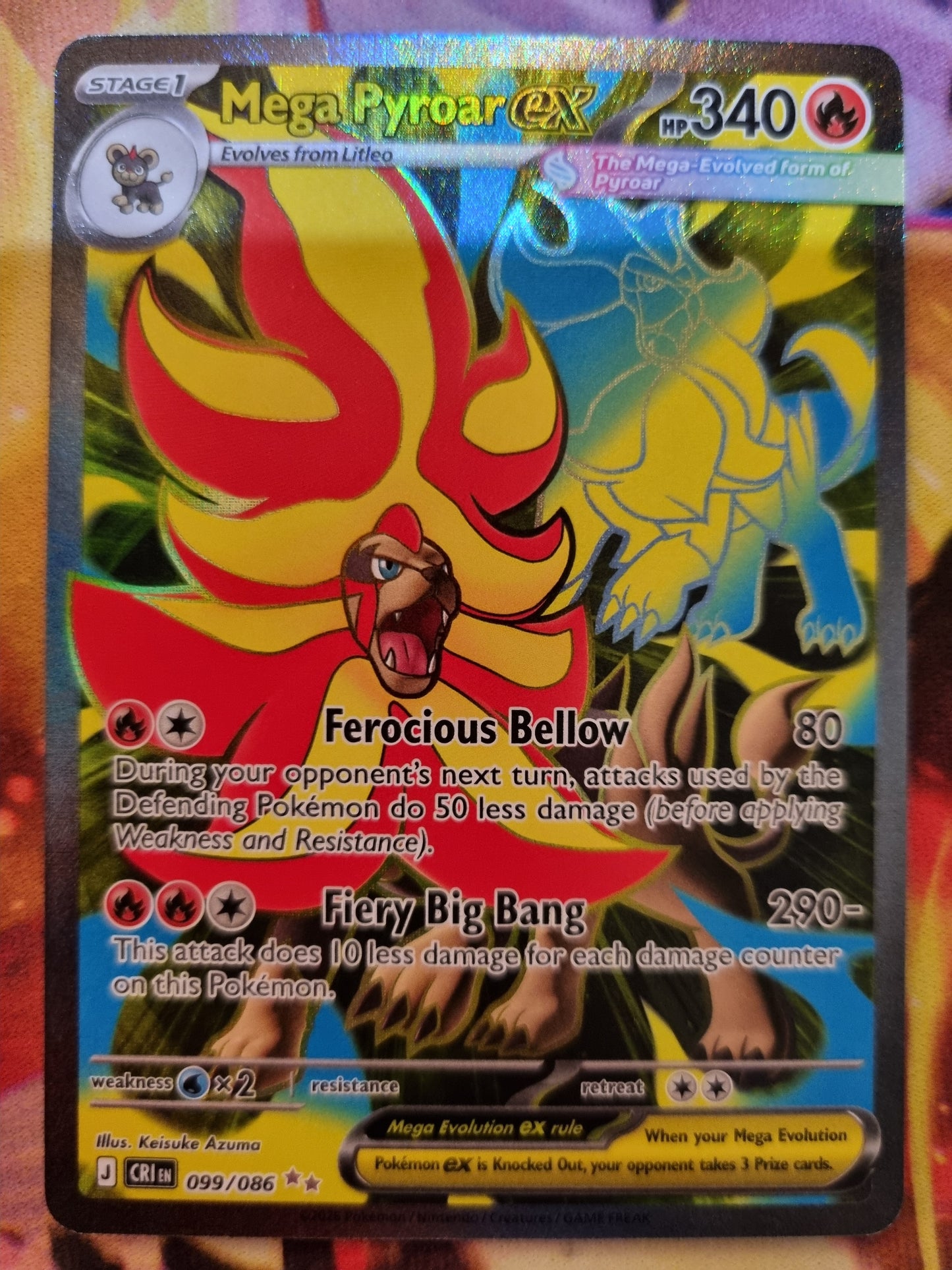 Mega Pyroar EX 099/086