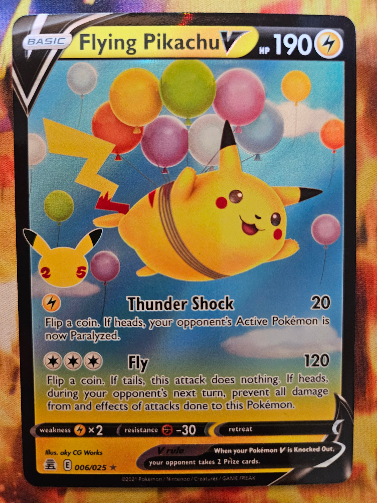 Flying Pikachu V 006/025