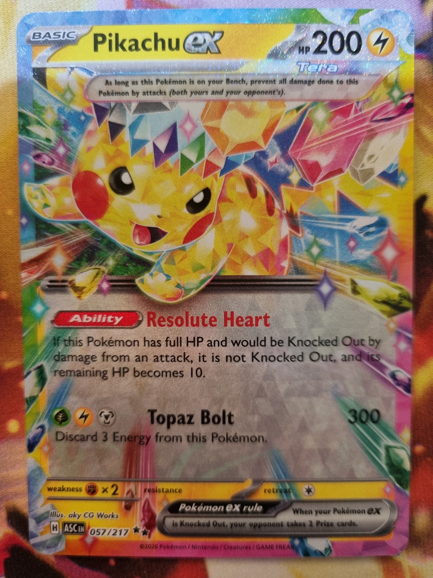 Pikachu EX 057/217