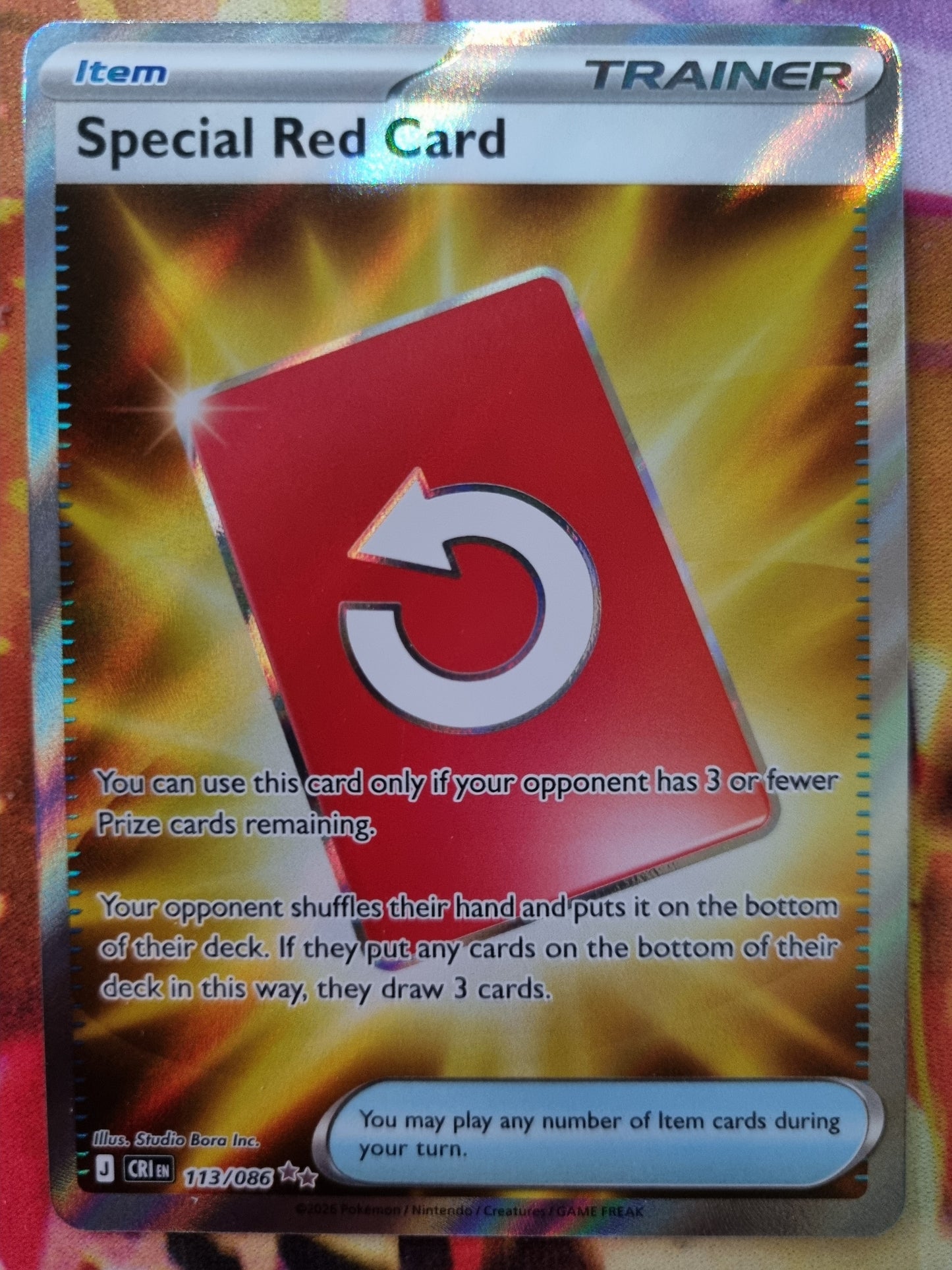 Special Red Card 113/086