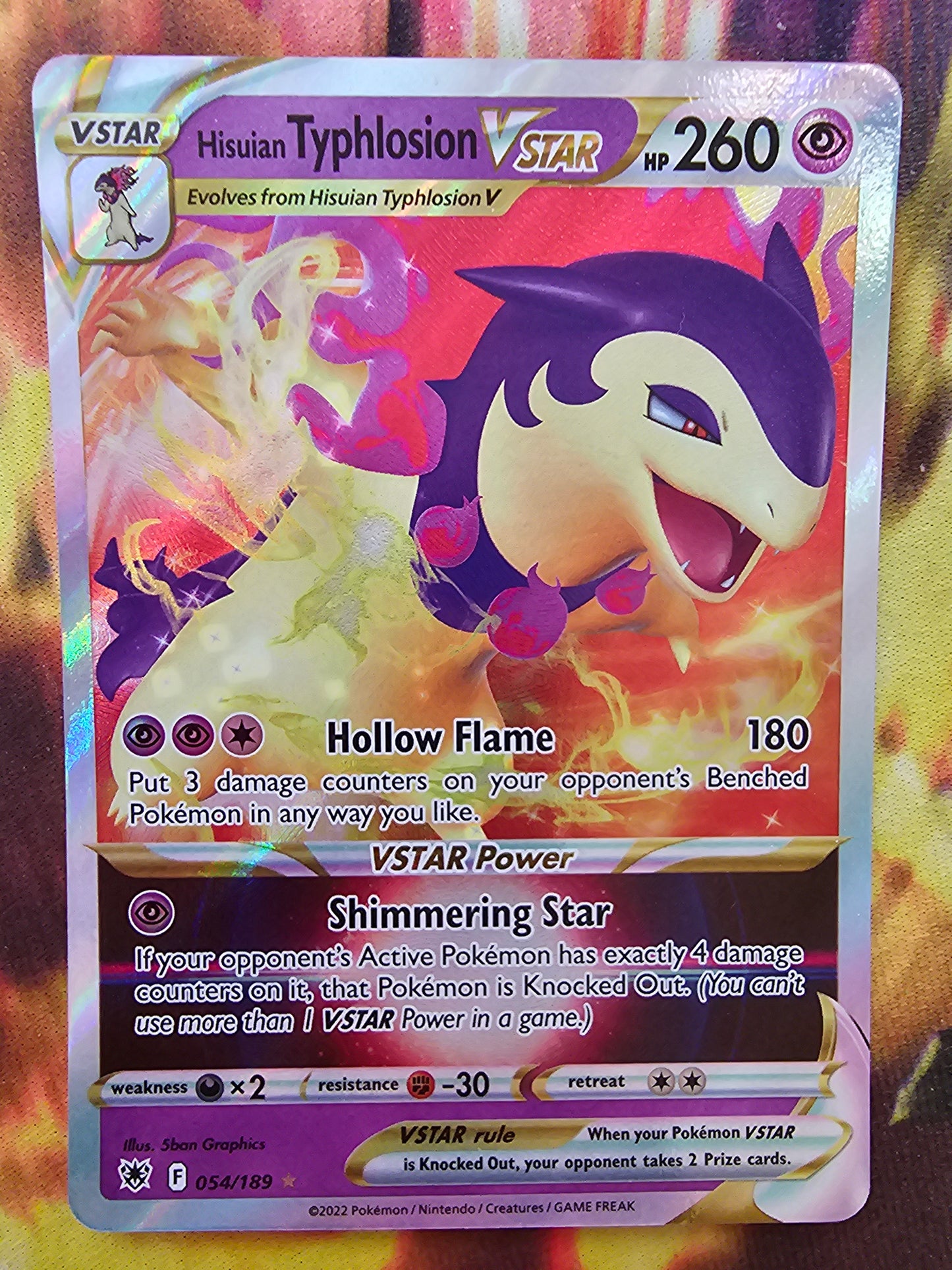 Hisuian Typhlosion VStar 054/189