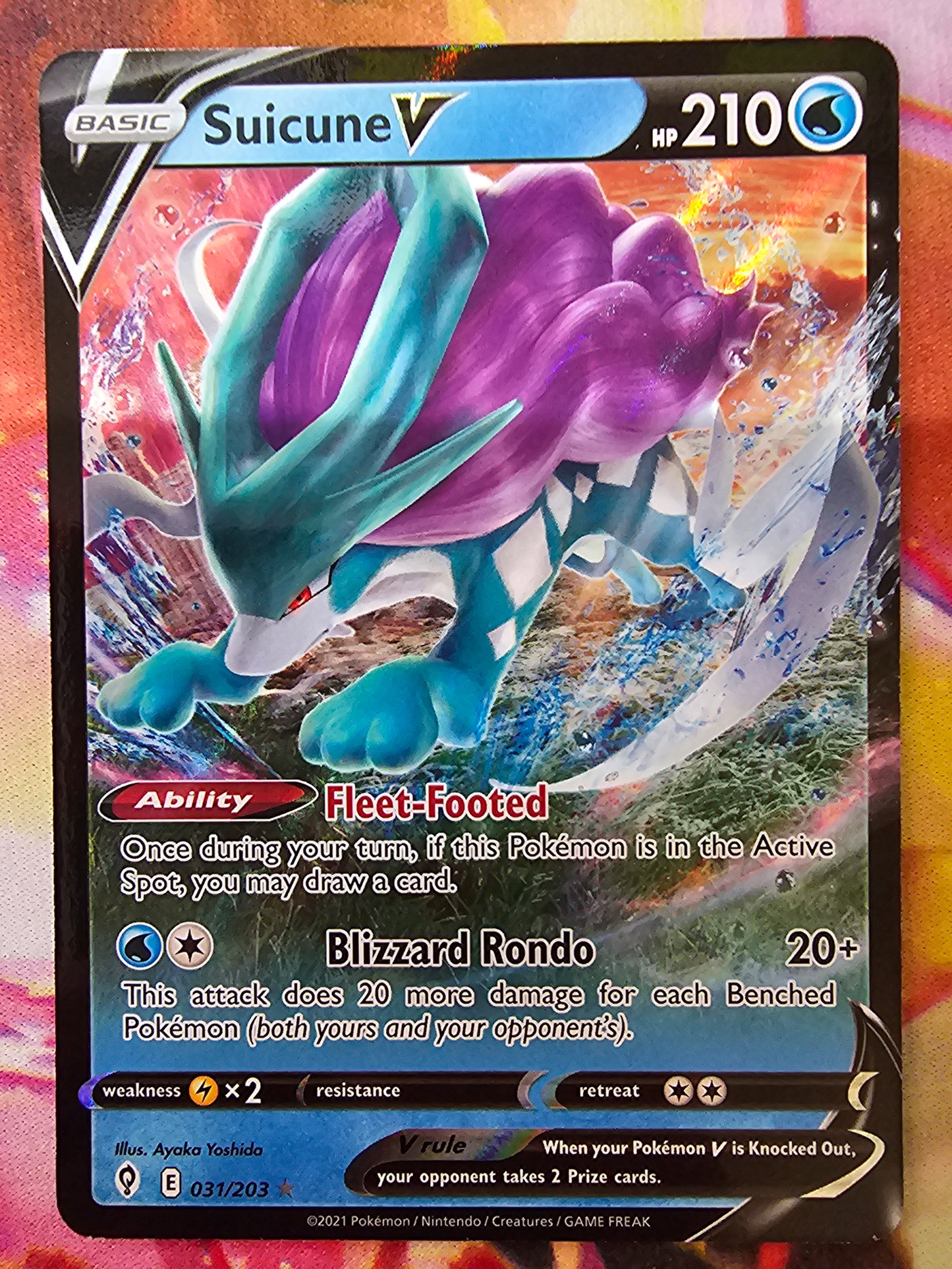 Suicune V 031/203