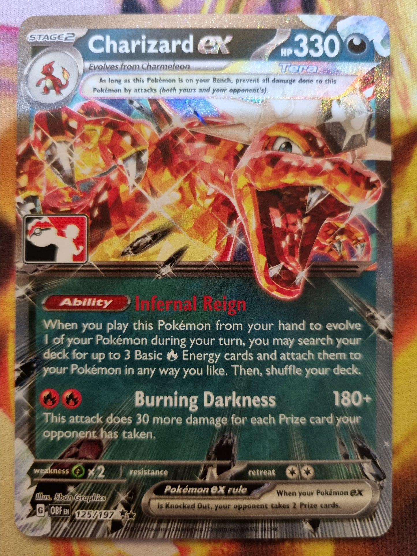 Charizard EX 125/197 Prize Pack