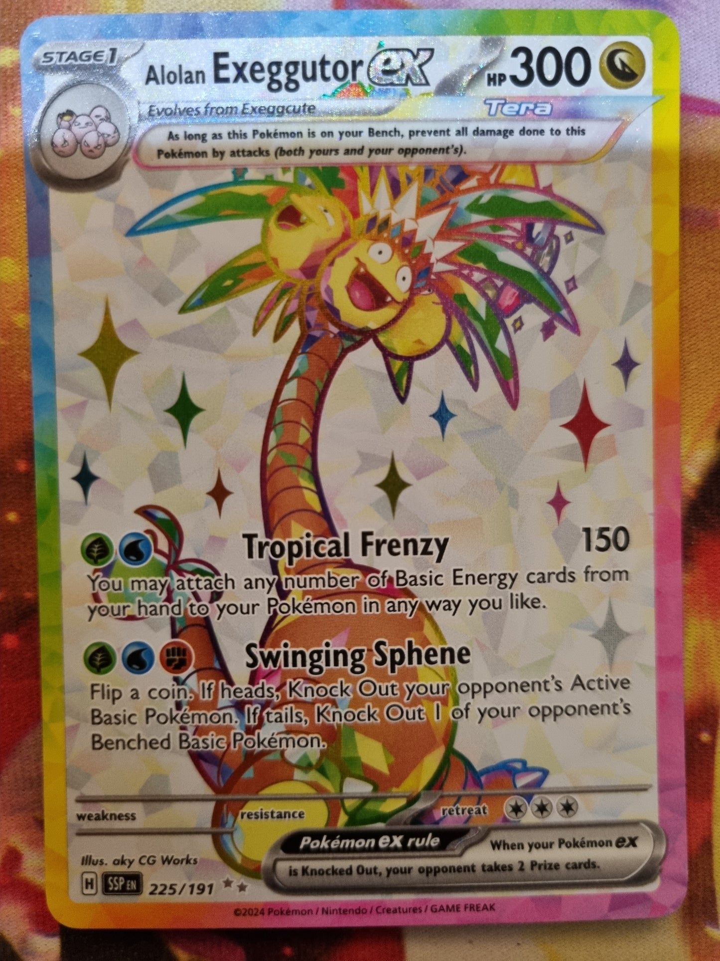 Alolan Exeggutor EX 225/191